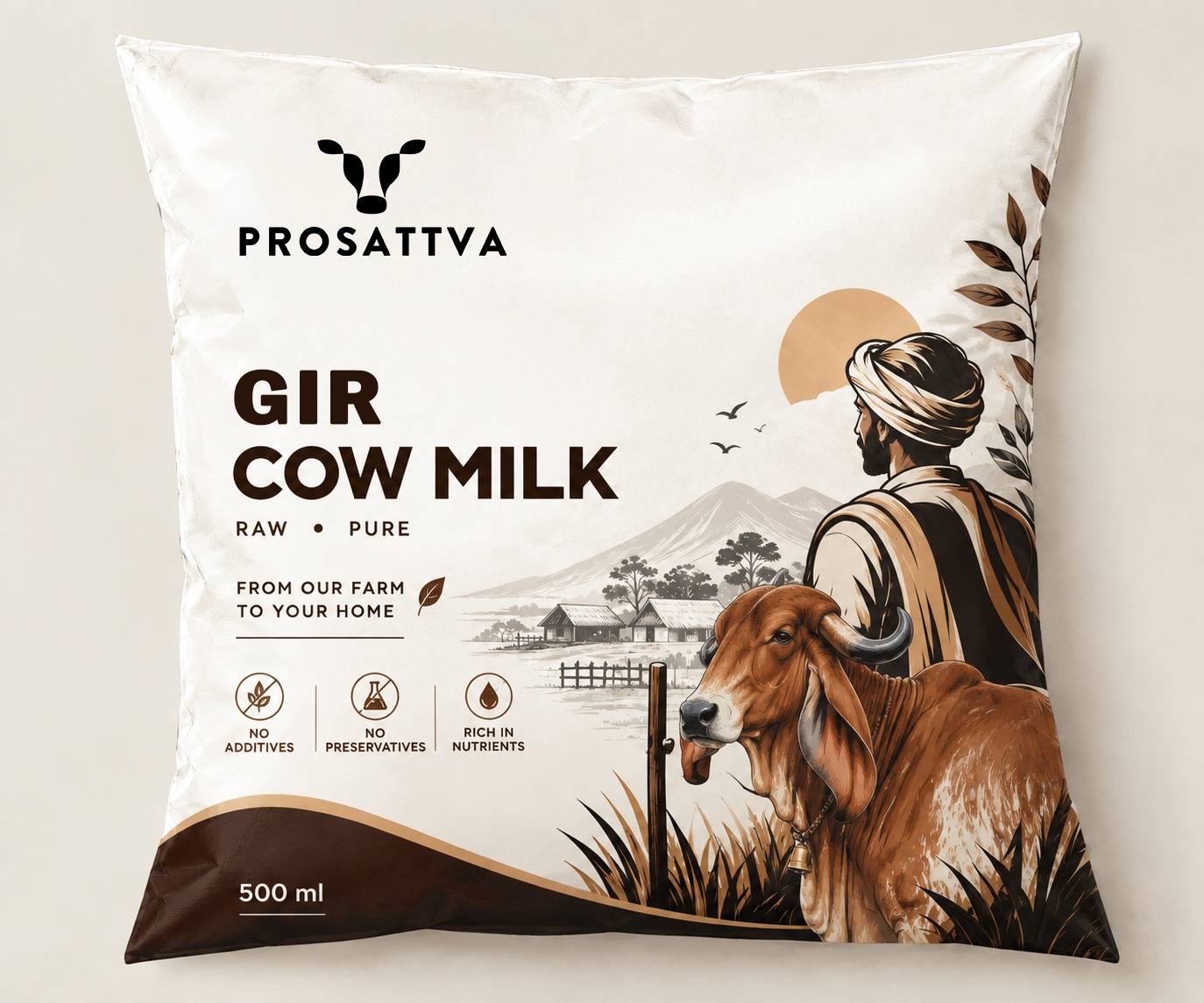 Gir Cow Milk - 500 ML